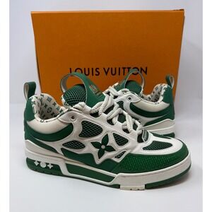 Louis Vuitton Skate Sneaker Green Size 7 LV Fits 9 US